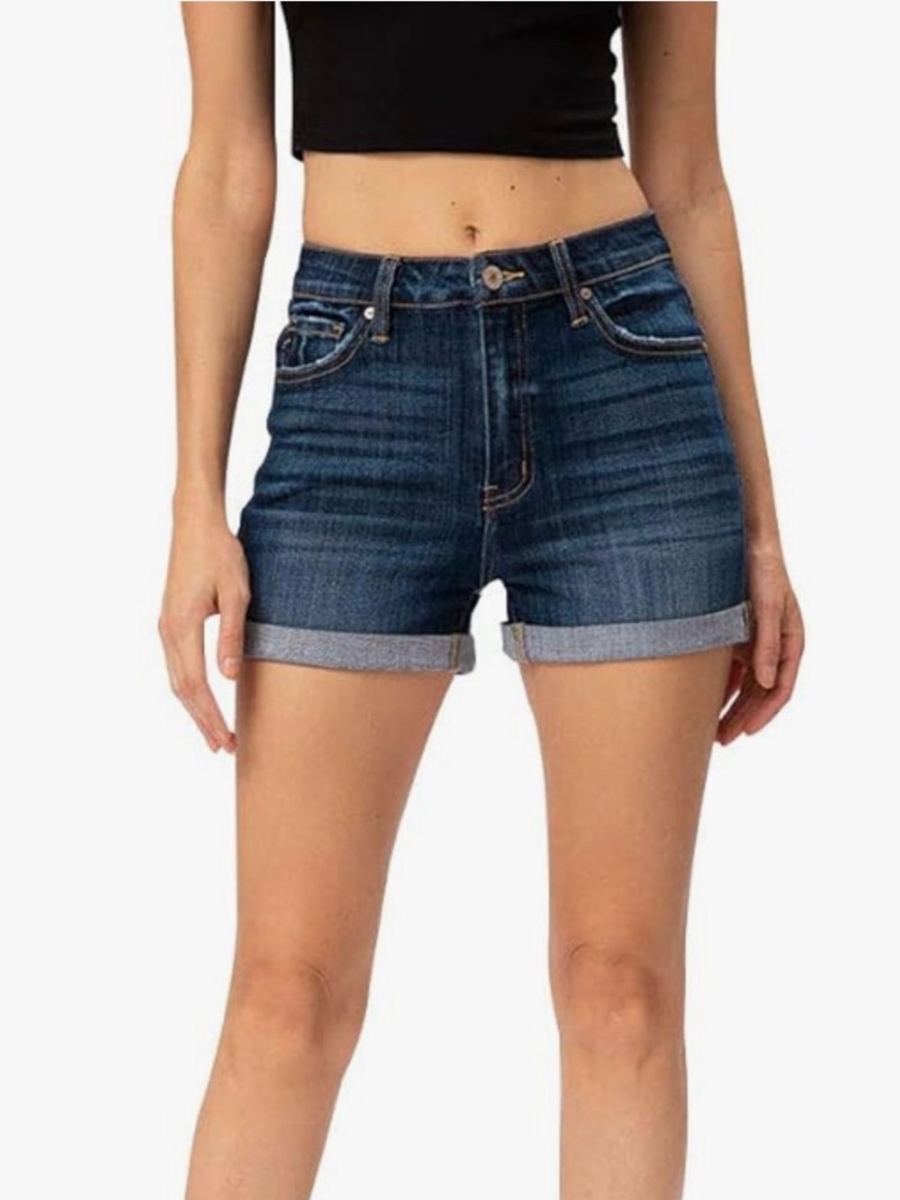 KANCAN High-Rise Denim Shorts